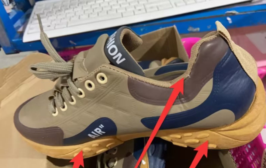 Chaussures de sport décontractées pour hommes, polyvalentes, à semelle épaisse, résistantes à l'usure et souples