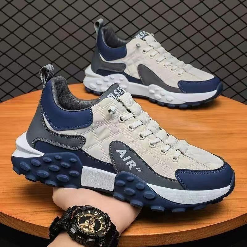Chaussures de sport décontractées pour hommes, polyvalentes, à semelle épaisse, résistantes à l'usure et souples