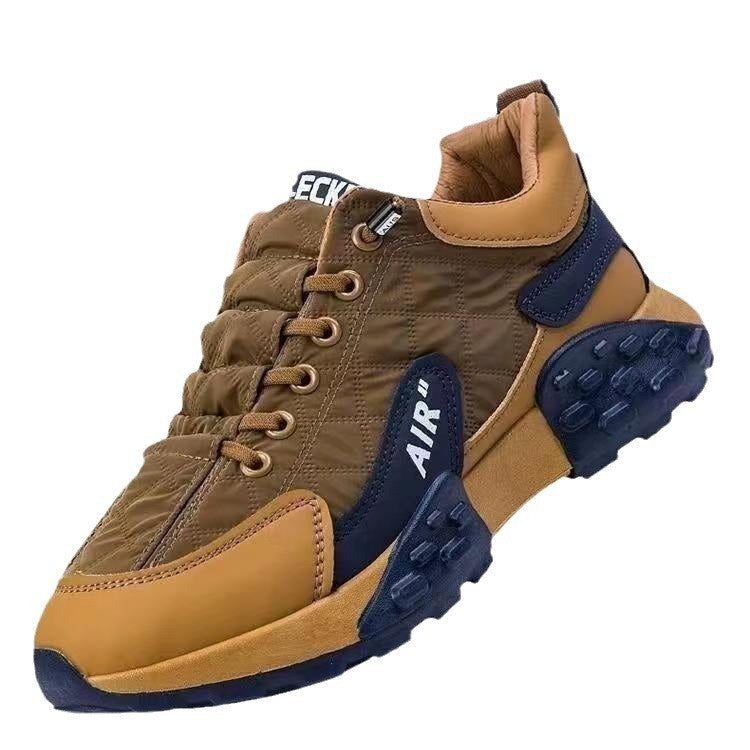 Chaussures de sport décontractées pour hommes, polyvalentes, à semelle épaisse, résistantes à l'usure et souples