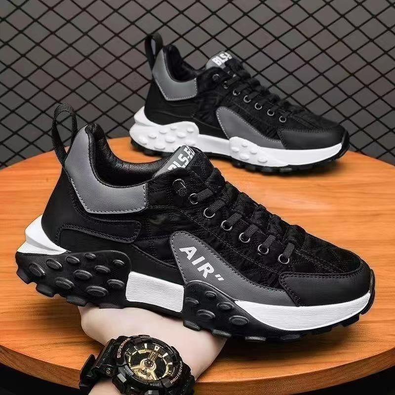 Chaussures de sport décontractées pour hommes, polyvalentes, à semelle épaisse, résistantes à l'usure et souples